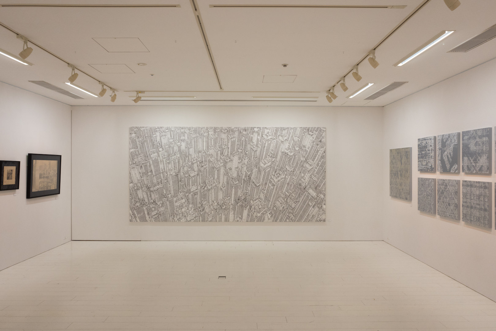 田島大介 《無限の超大国 Superpower of eternal》 2018年 紙にペン 194 x 400 cm